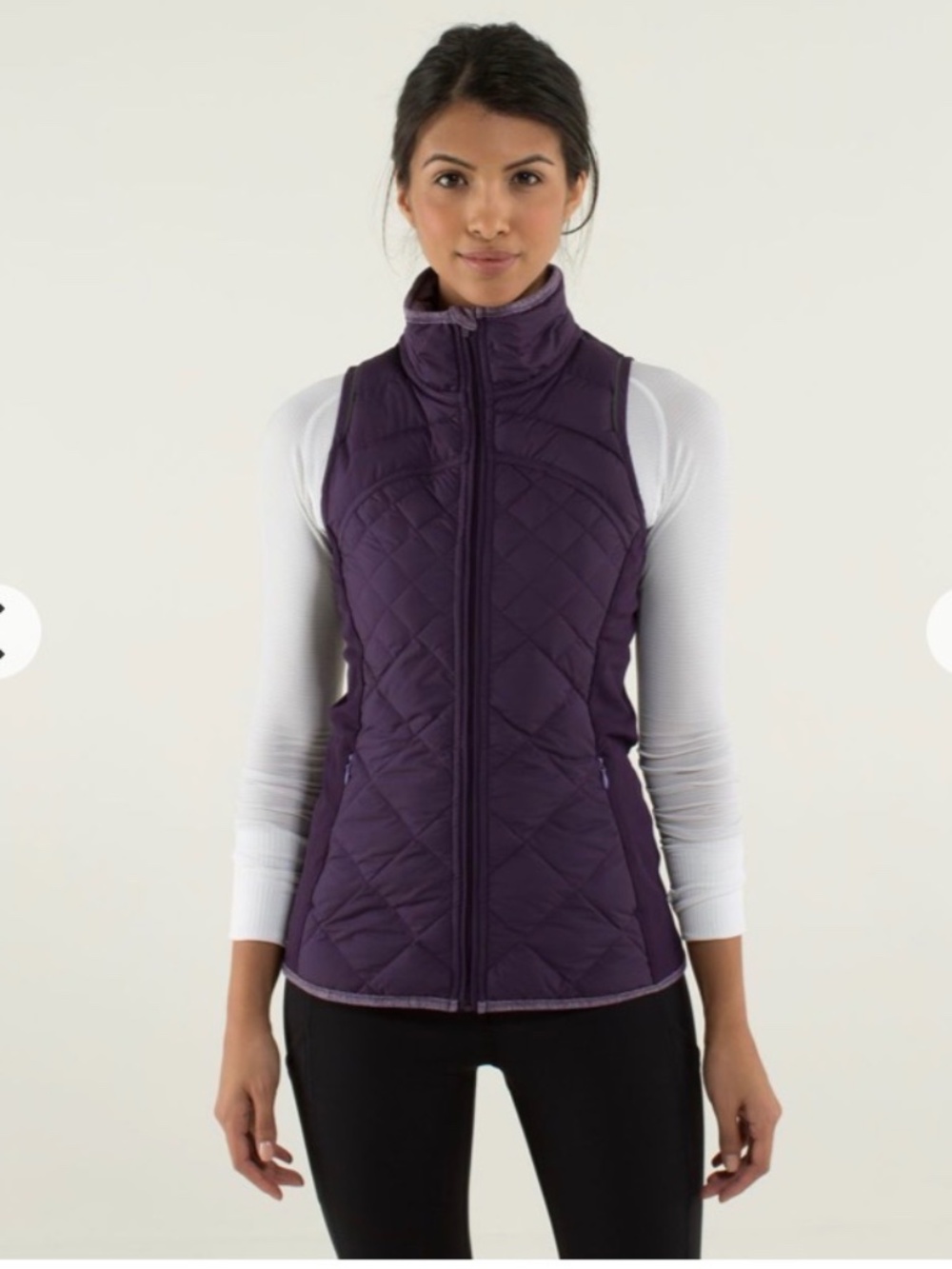 Lululemon Fluff Off Vest *Goose Down Quilted Deep Zinfandel Purple 12